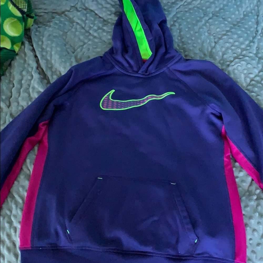 Purple size large Nike hoodie